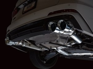Audi S7 Performance Exhaust - AWE Tuning - Cat-Back, Track Edition - Chrome Silver - `19-`23